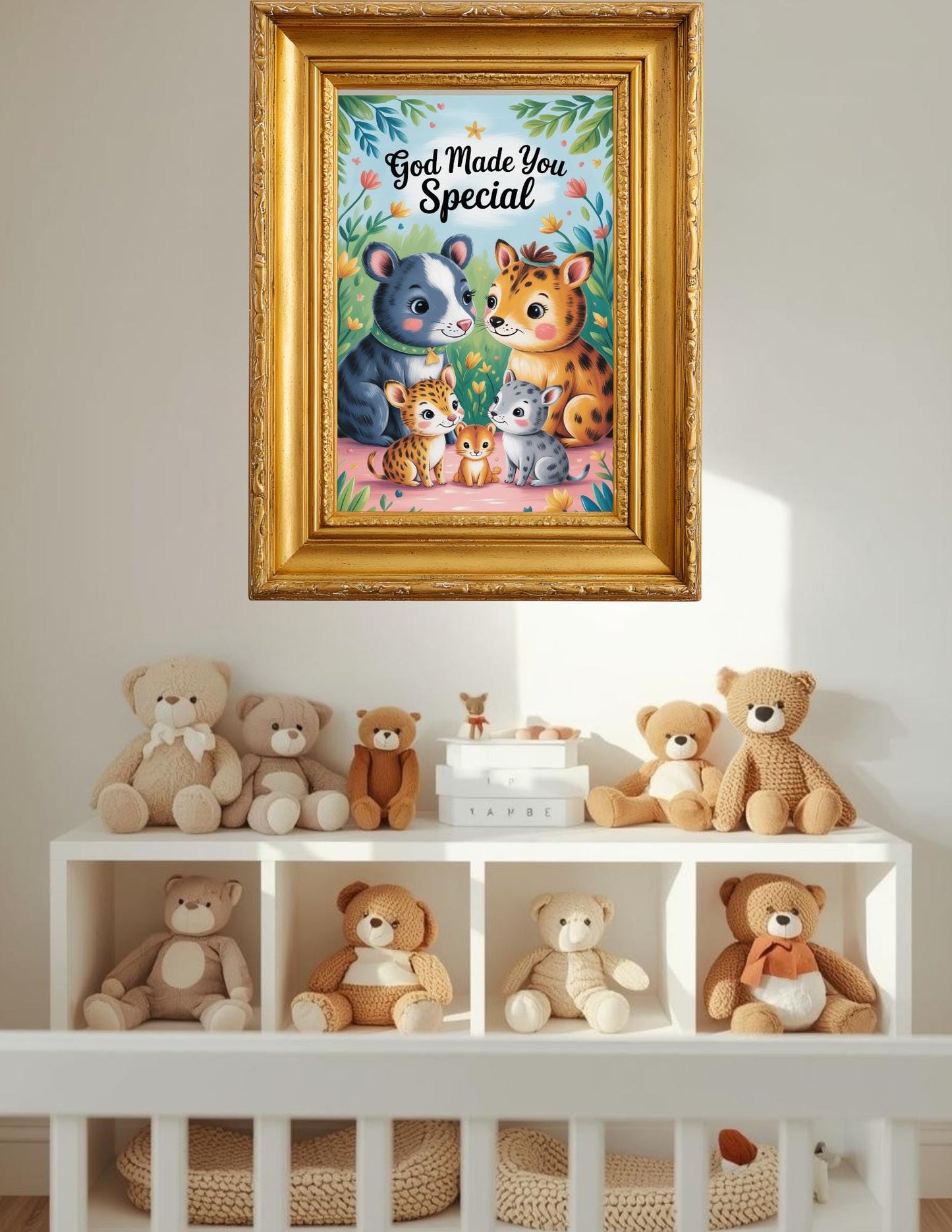 God Made You Special Nursery Art