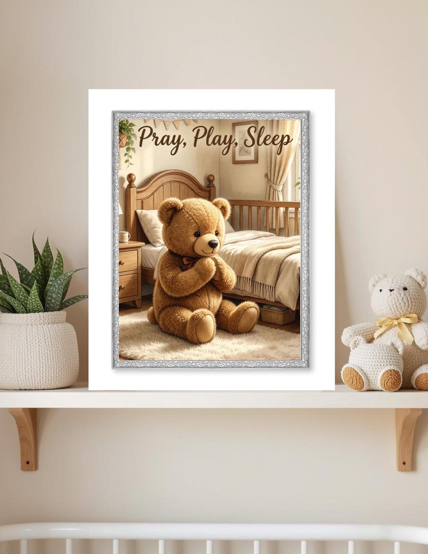 Pray, Play Sleep Nursery Art