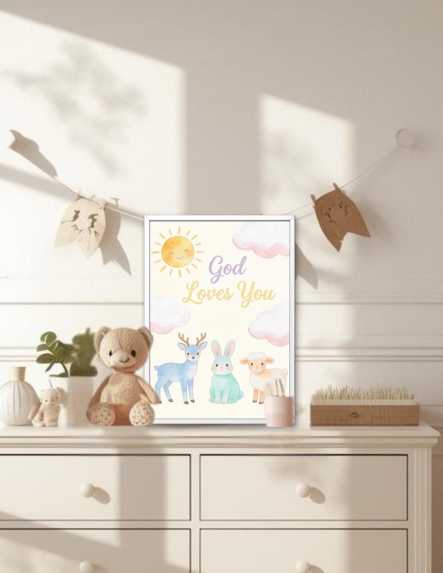 God Loves You Nursery Art_2