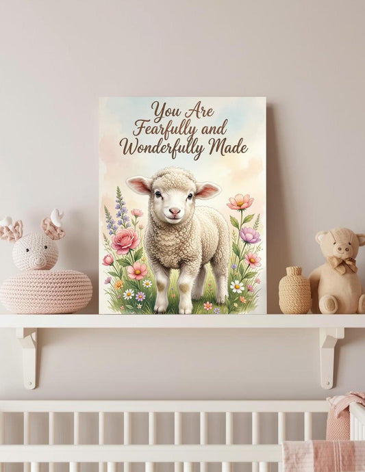 You are Fearfully and Wonderfully Made Nursery Art