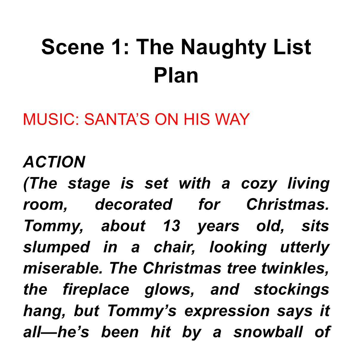 The Great Christmas Heist Musical