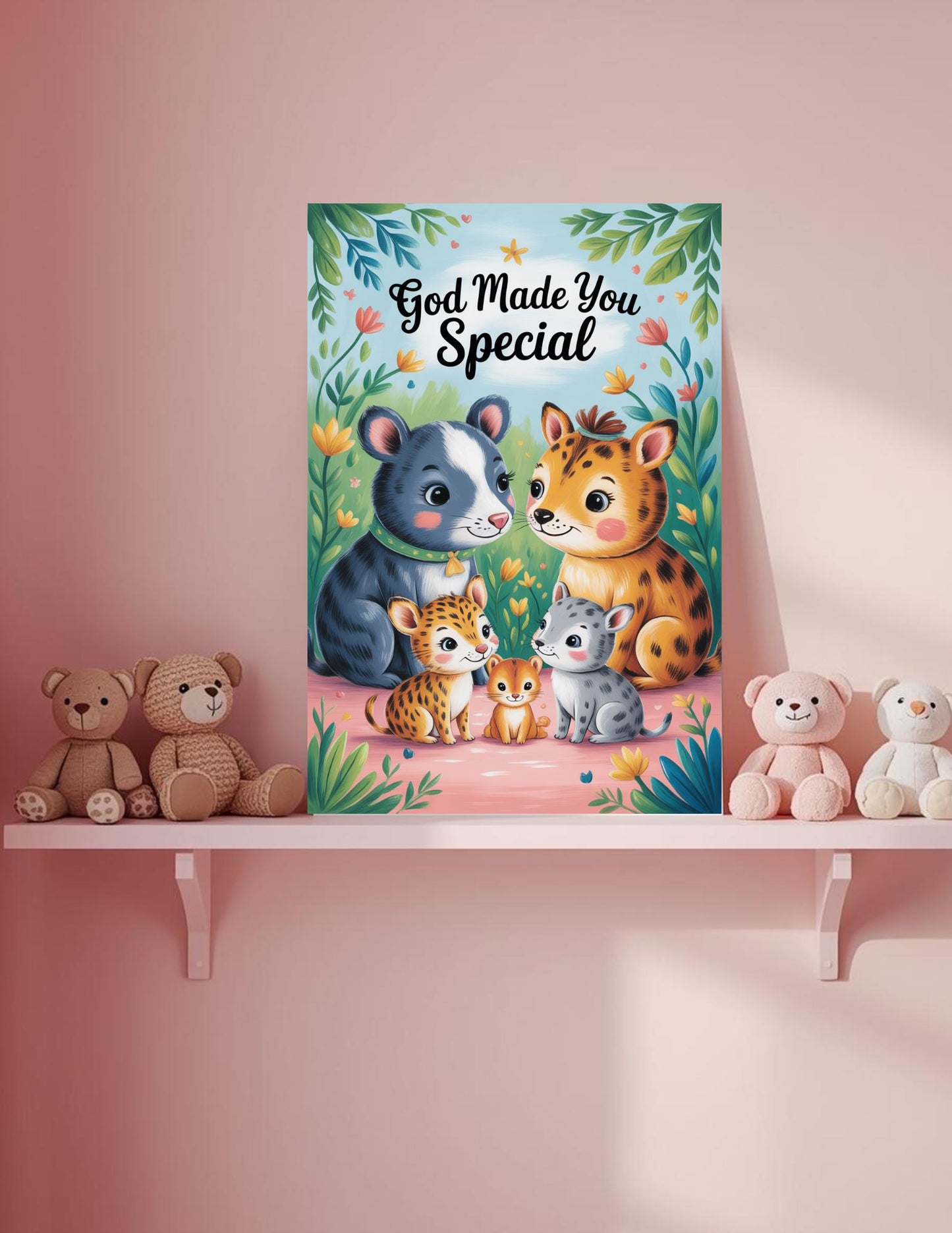 God Made You Special Nursery Art