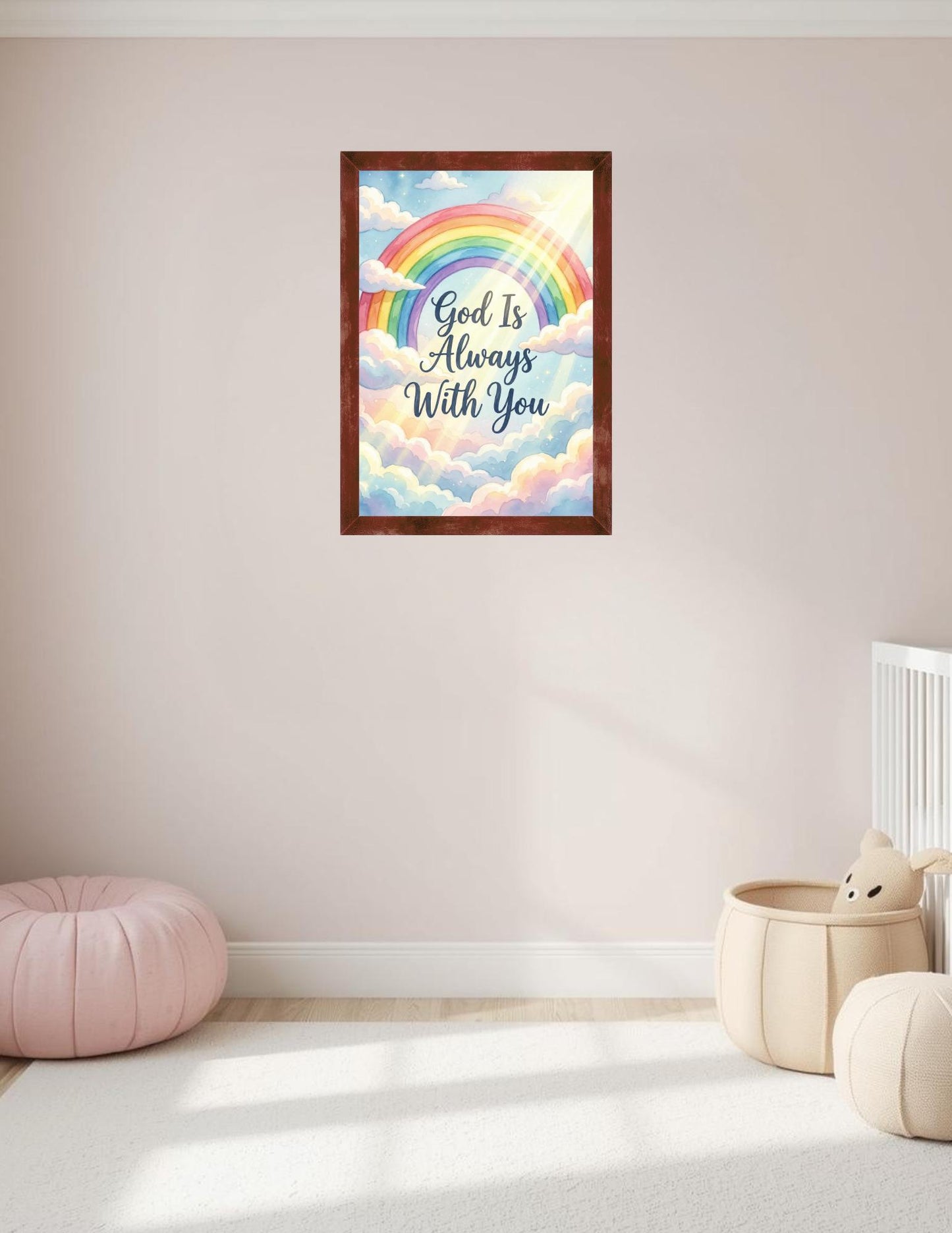 God is Always With You_Nursery Art