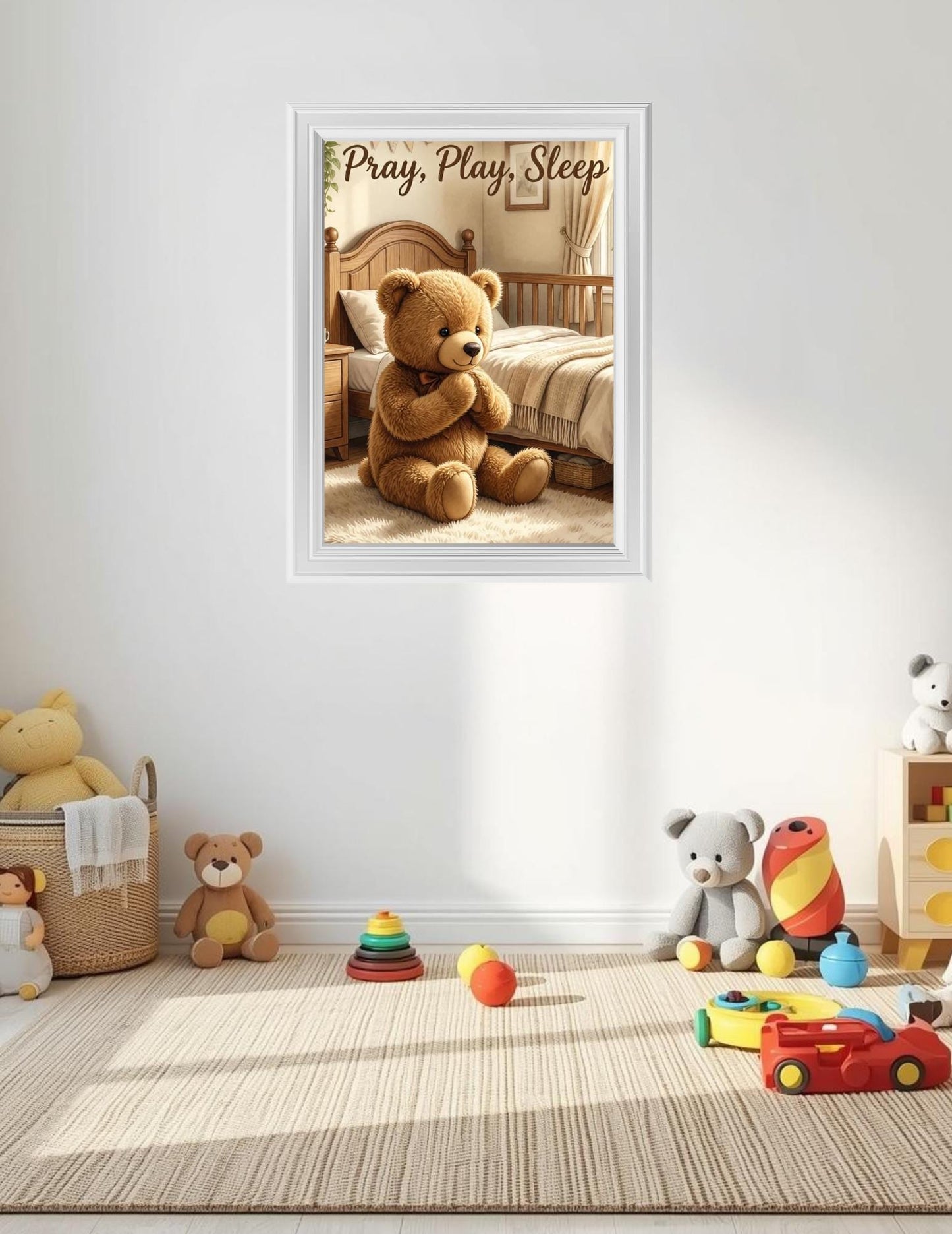 Pray, Play Sleep Nursery Art