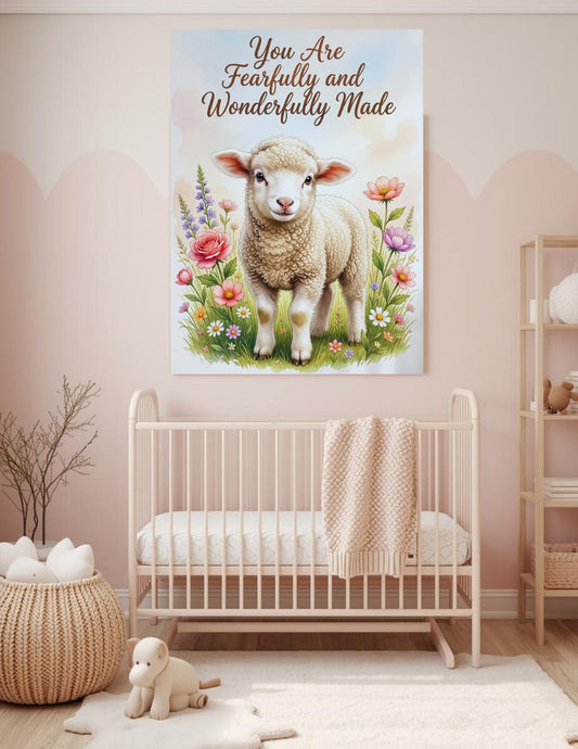 You are Fearfully and Wonderfully Made Nursery Art