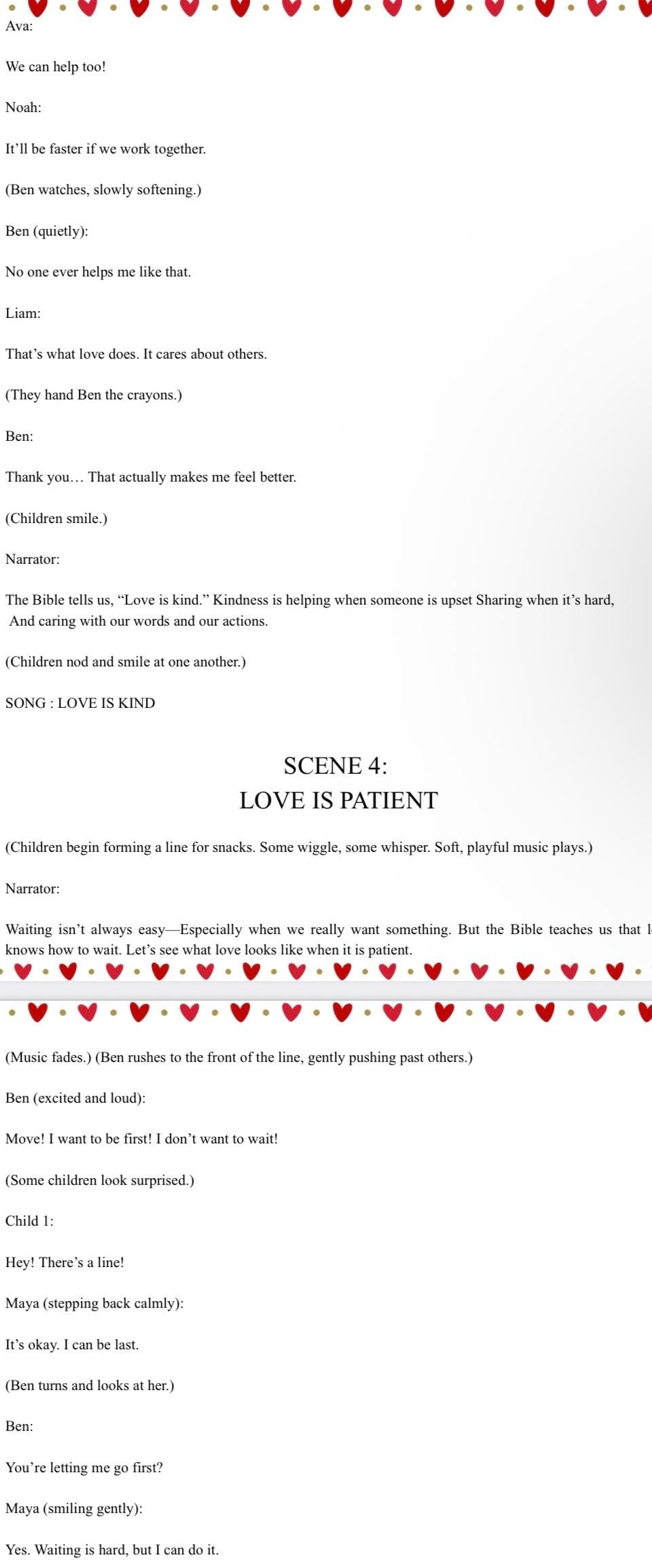 LOVE IS. A Musical Skit